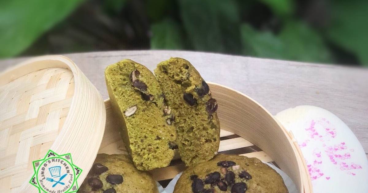 Matcha Mushipan (Bông lan trà xanh hấp)