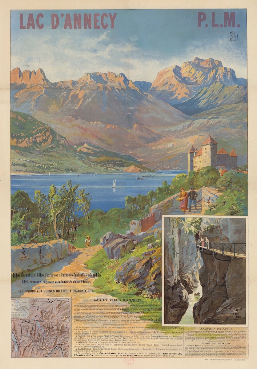 PLM Paris  Lyon  Méditerranée Lac dAnnecy 1890