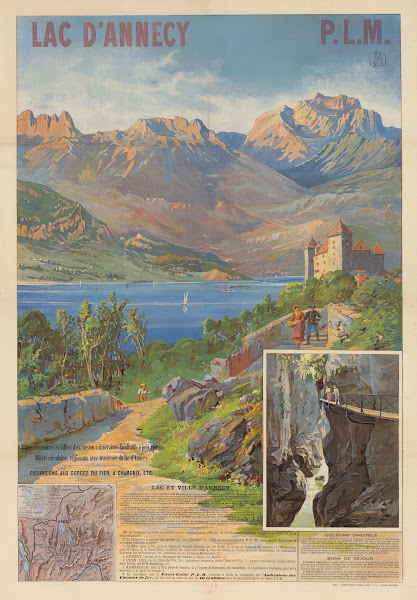 PLM Paris  Lyon  Méditerranée Lac dAnnecy 1890