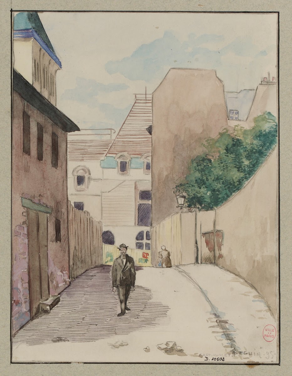 Rue du Cimetière Saint Benoit 1895