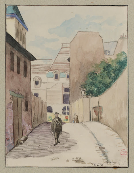 Rue du Cimetière Saint Benoit 1895