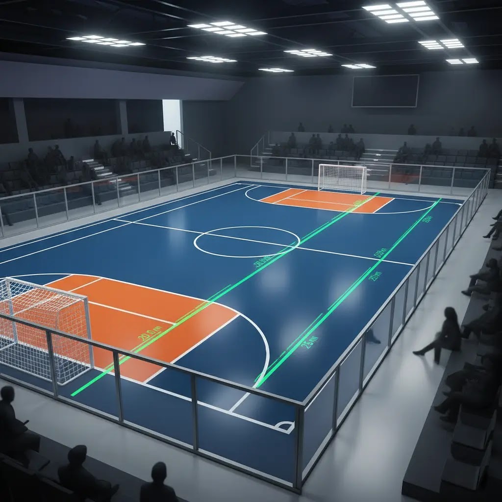 Ukuran Lapangan Futsal yang Dianggap Paling Ideal