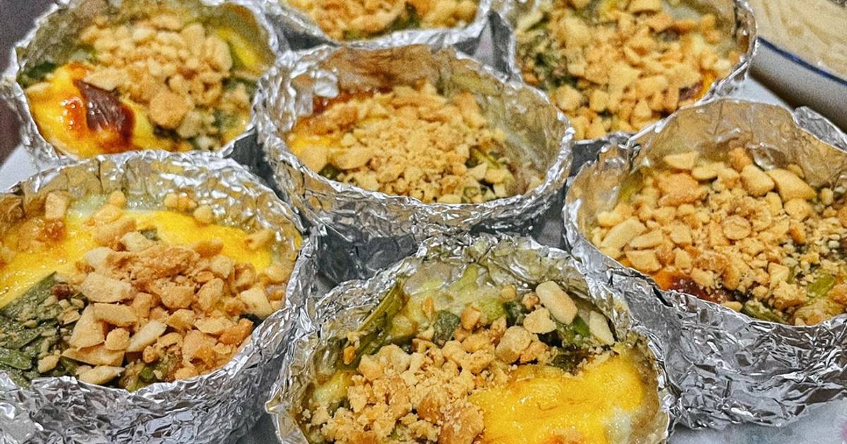 Hàu nướng trứng cút phô mai với nồi chiên không dầu