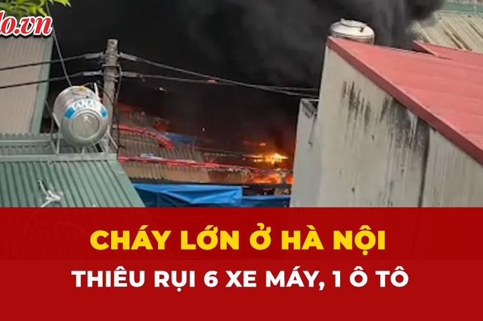 Cháy kho hàng đông lạnh trong ngõ nhỏ ở Hà Nội, thiêu rụi 7 phương tiện - Báo Pháp Luật TP.HCM
