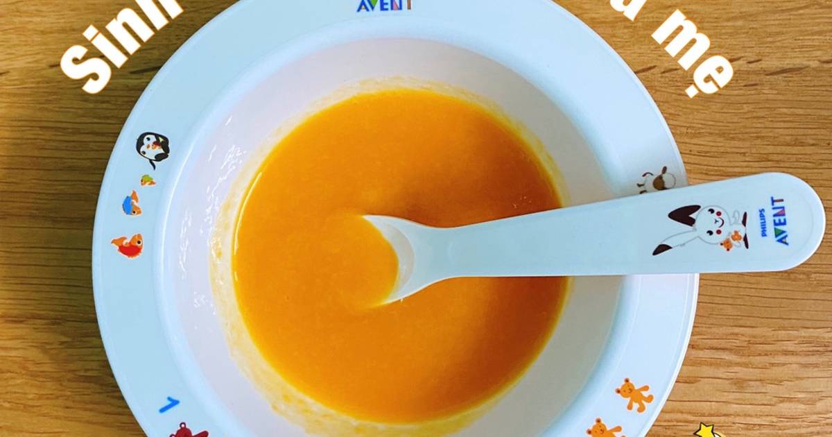 Sinh tố xoài mix sữa mẹ - Món phụ cho bé ăn dặm