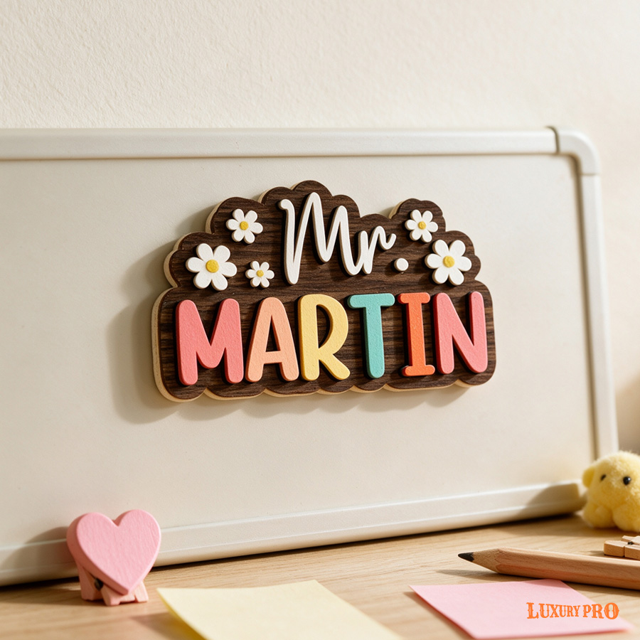 Wooden Magnetic Refrigerator Magnets