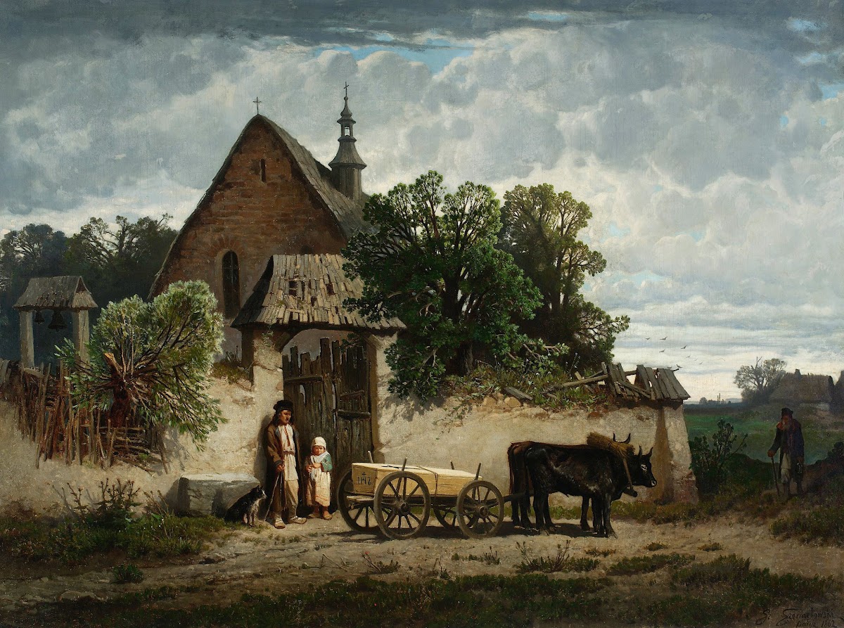 Peasant funeral 1862