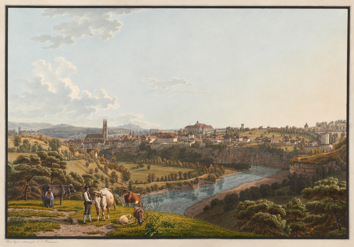 Fribourg von Norden