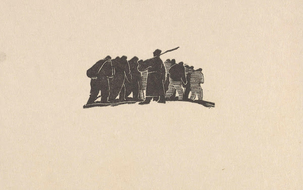 Pochód zesłańców II ilustracja do książki Józef Piłsudski na Syberii Mieczysława