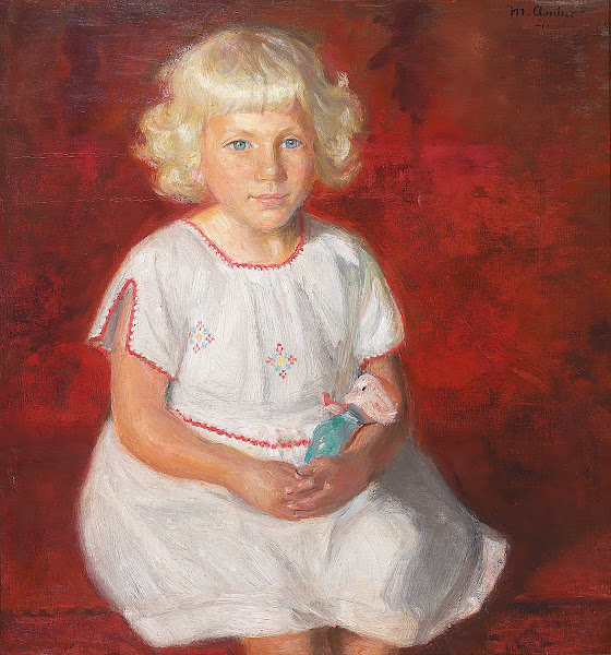 Skagens Rose Fiskerpige i søndagstøj 1921