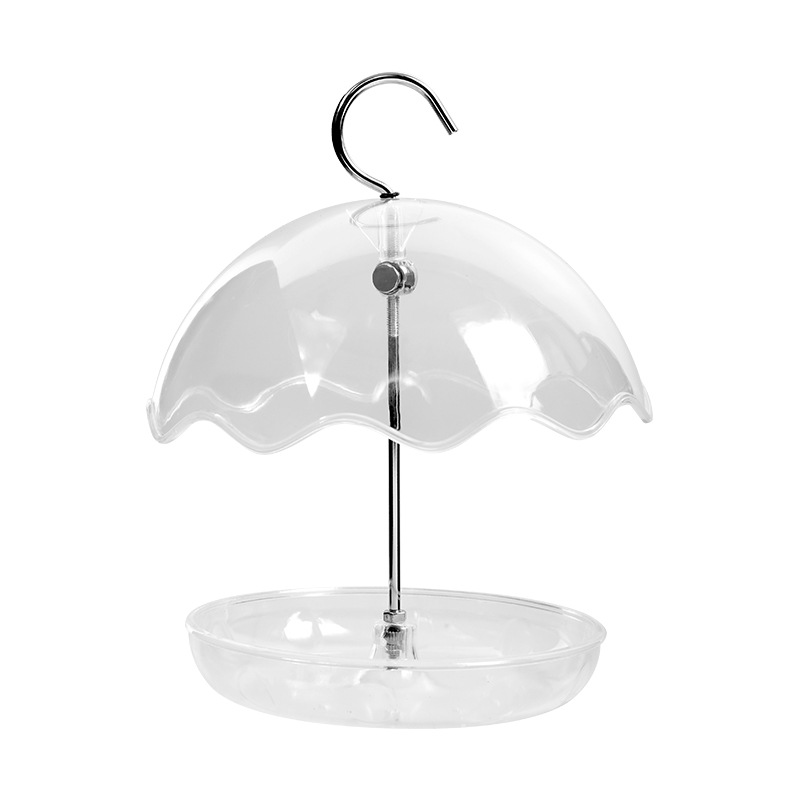 Wetterfester Vogelfutterspender, Schirmform