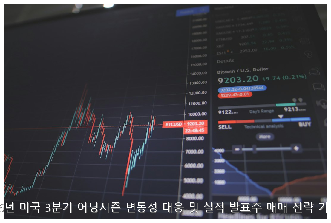 2026 미국 3분기 실적 시즌 변동성 대응 매매 가이드 핵심 안내 및 분석 인포그래픽 (2)