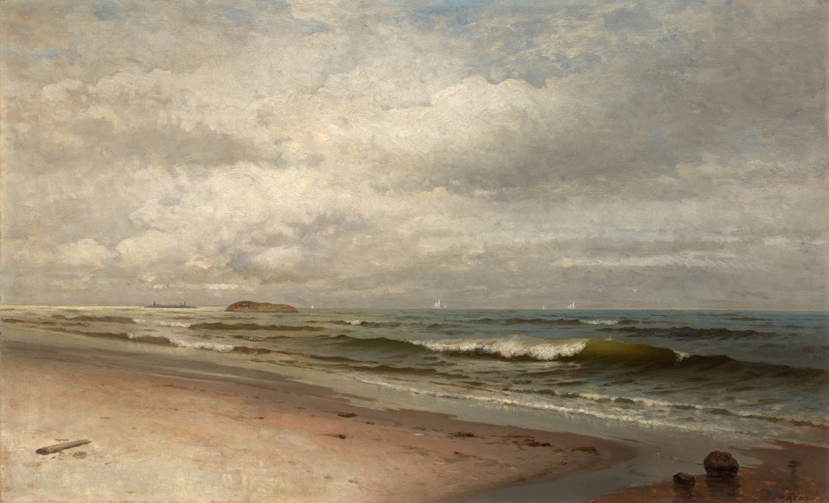 Beach of Bass Rocks Gloucester Massachusetts 1881