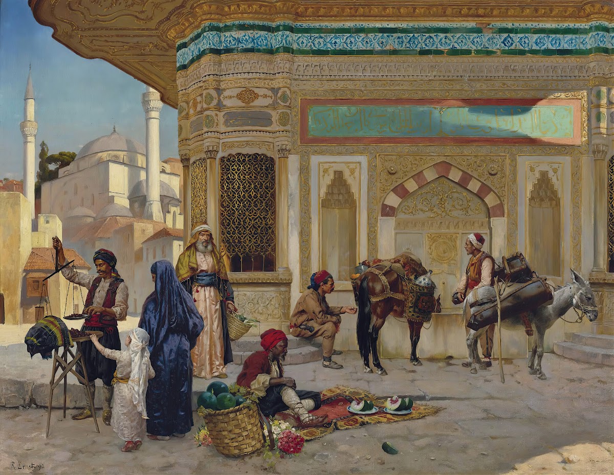 The Fountain Of Ahmed III Istanbul 1892