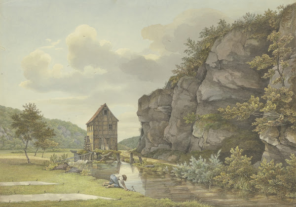 Schneidemühle bei Eppstein Lorsbacher Tal 1829