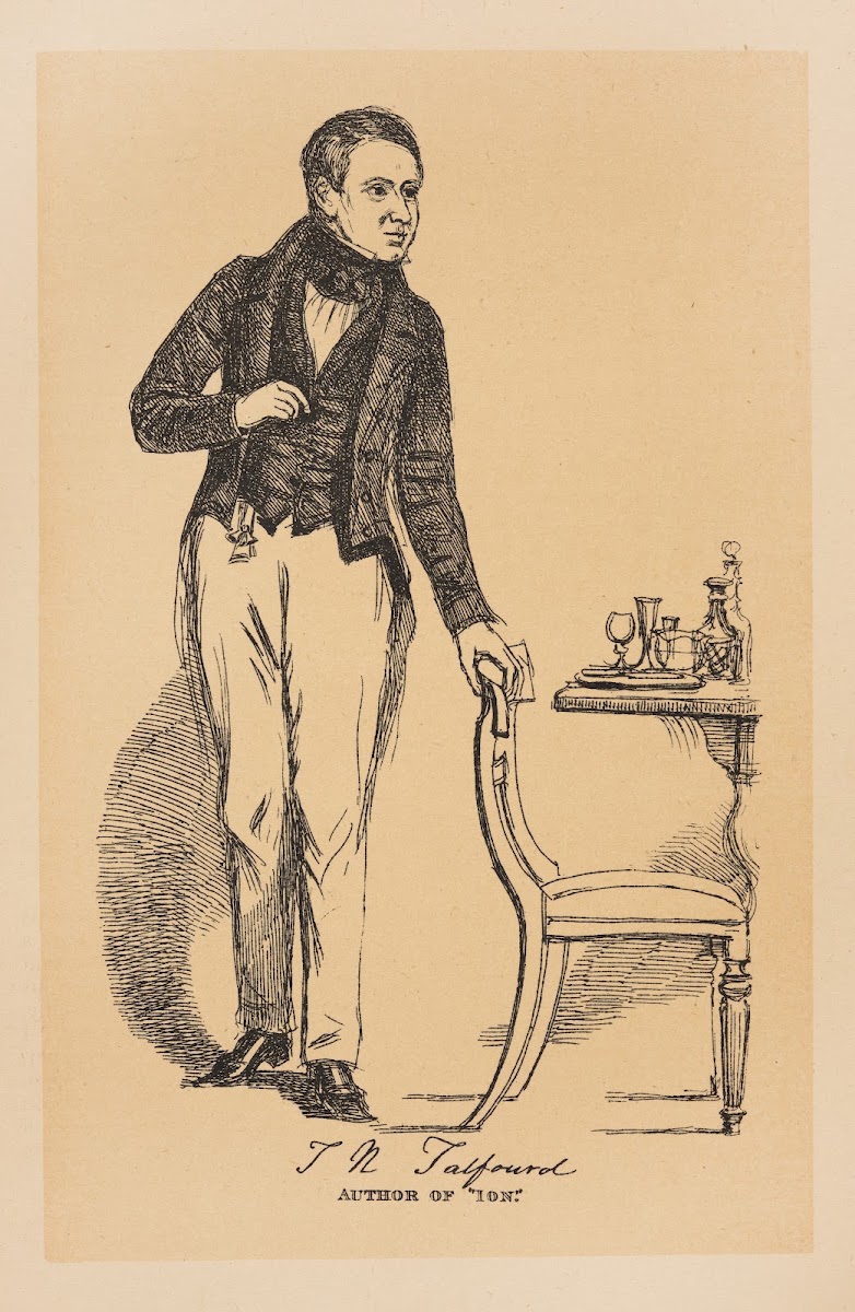 T N Talfourd Author Of Ion 1873