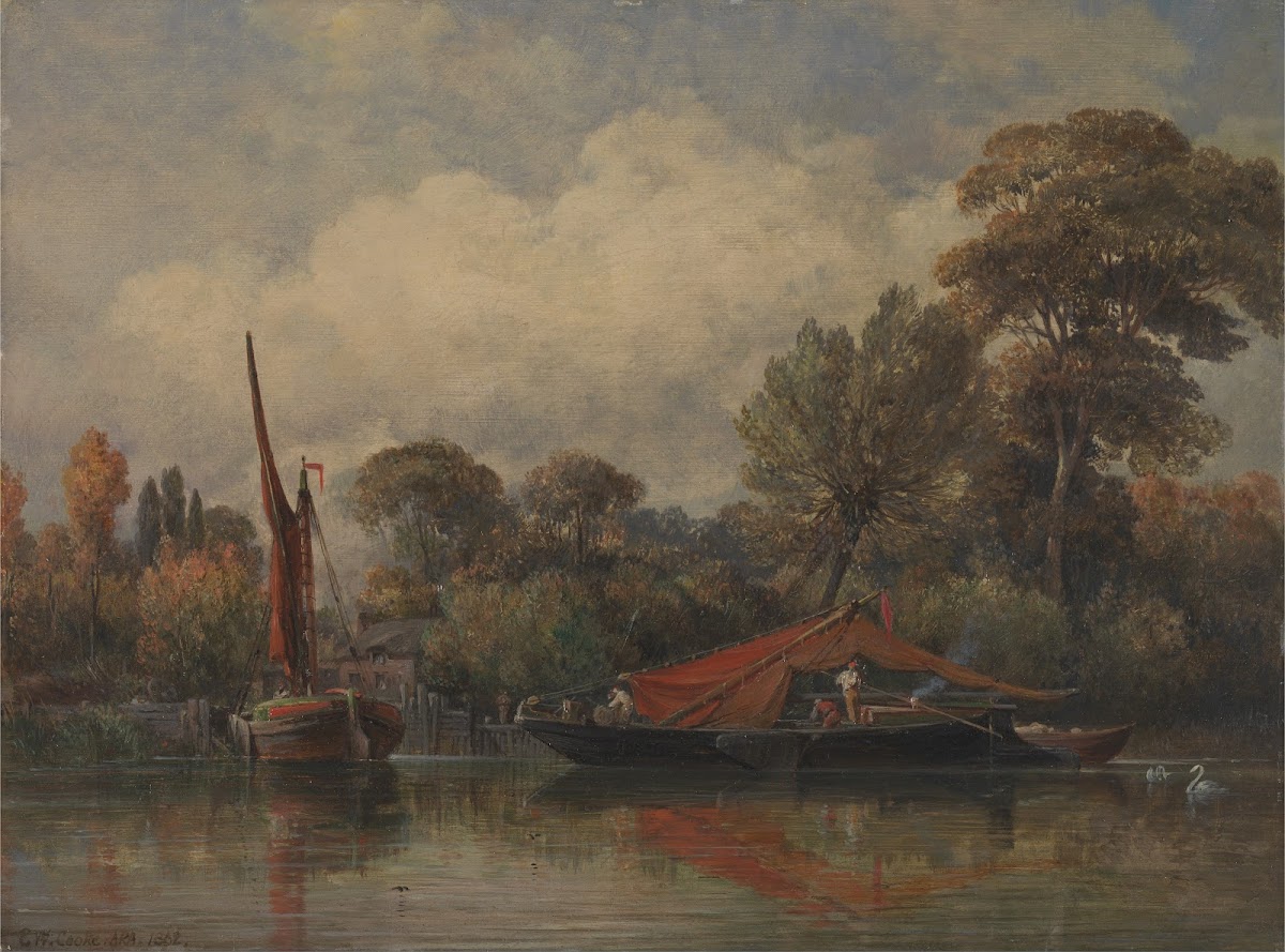 Opposite my House at Barnes 1862