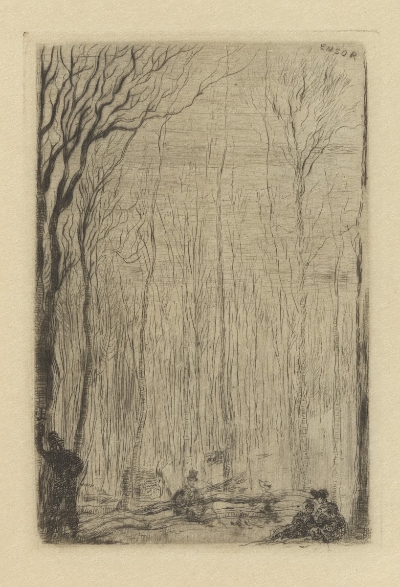 Bosgezicht te Groenendaal 1888
