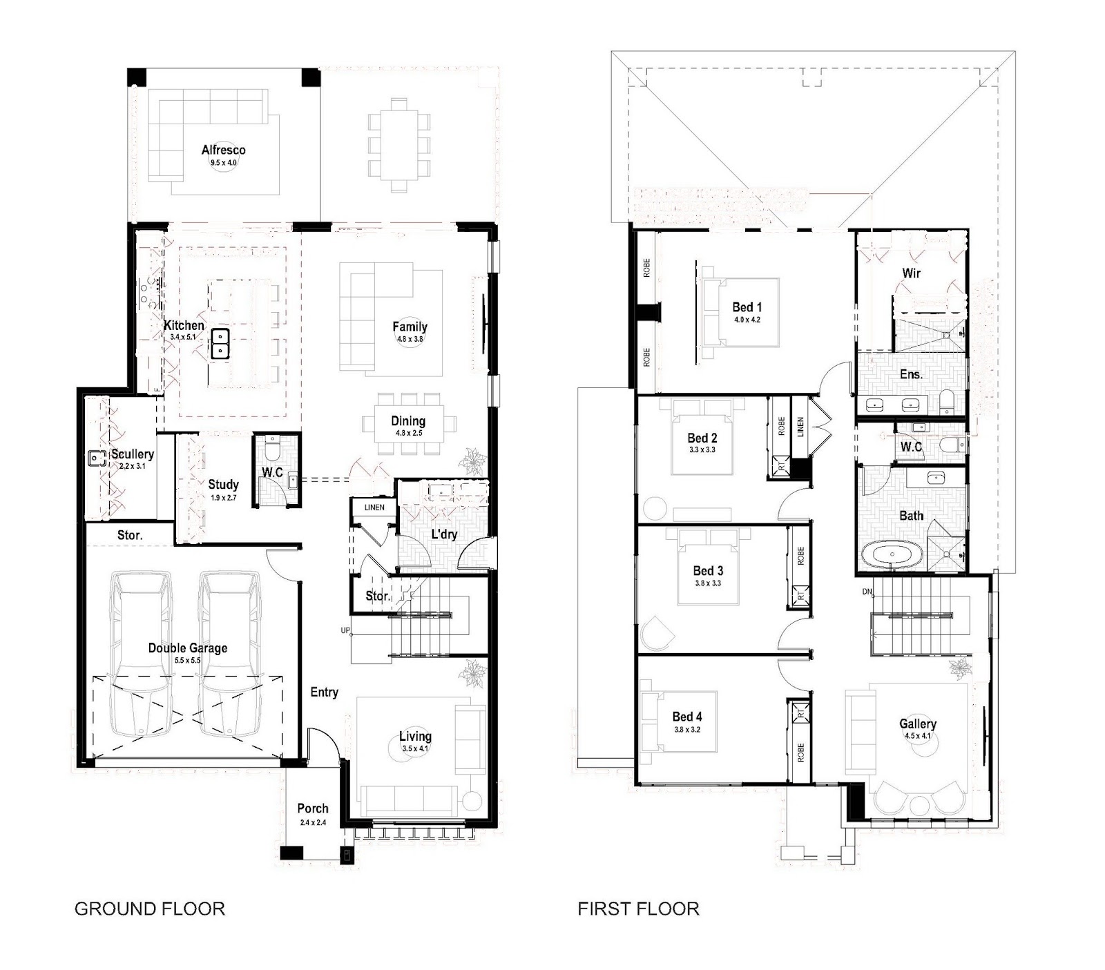 House and Land Investment Property in Oran Park, NSW (5.27% Yield) | Aus Investment Properties - Floor Plan 1