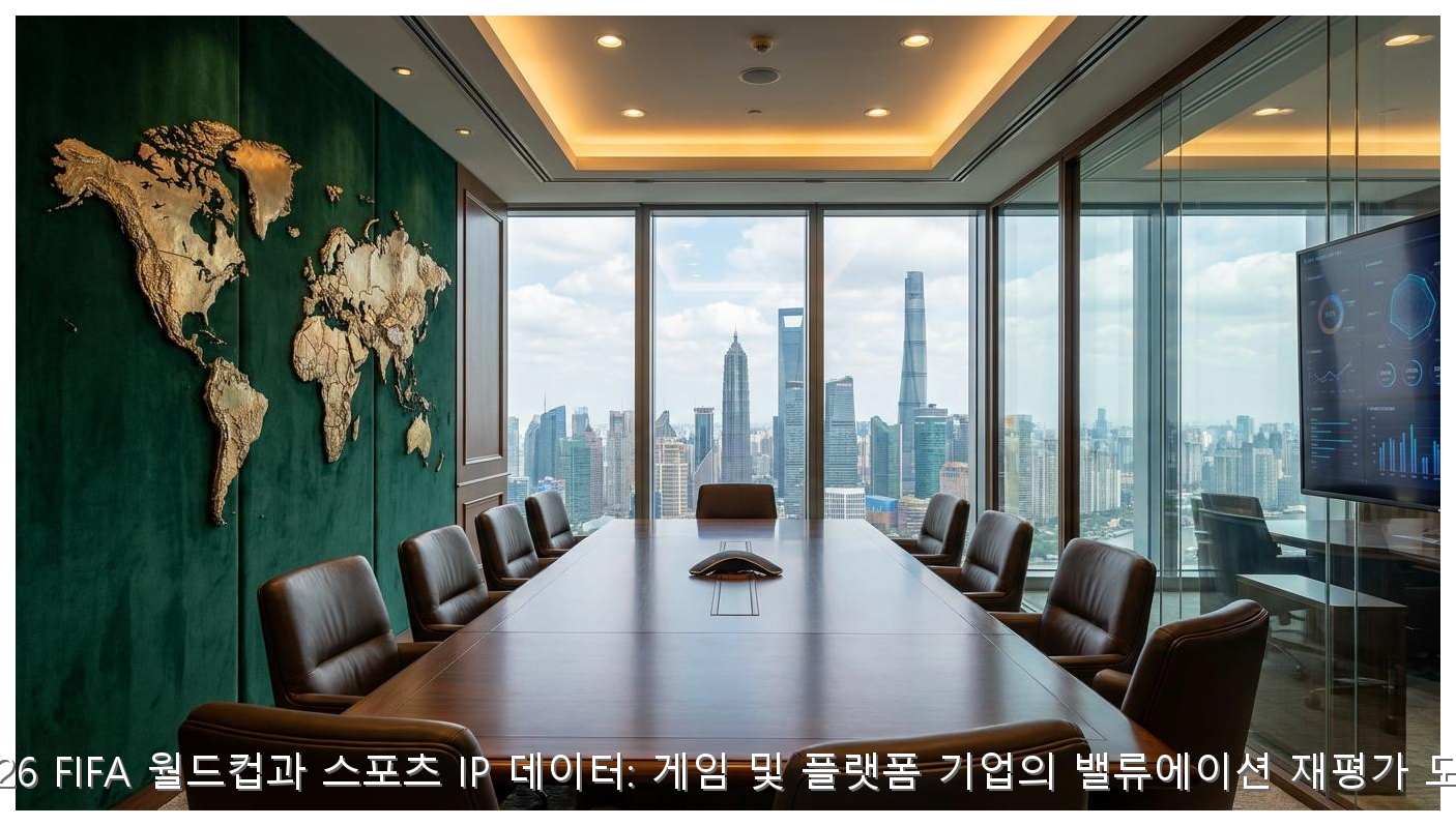 2026 FIFA 월드컵과 스포츠 IP 데이터: 게임 및 플랫폼 기업의 밸류에이션 재평가 모델 핵심 안내 및 분석 인포그래픽 (6)