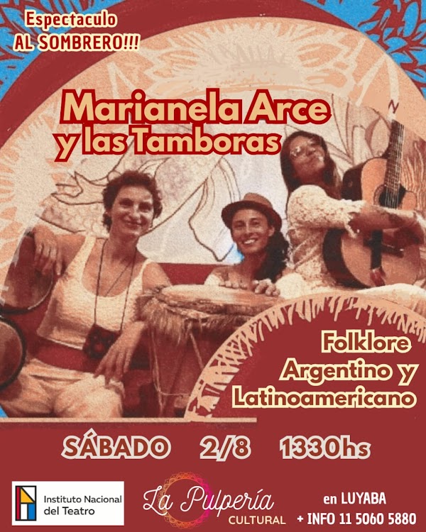 AL SOMBRERO!!!
Marianela Arce y las Tamboras