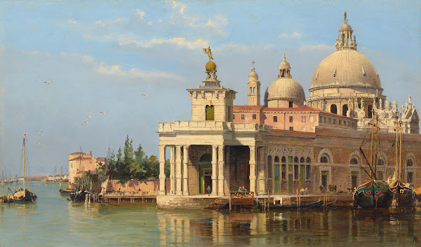 The Dogana with Santa Maria della Salute Venice