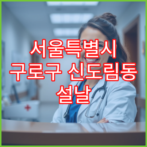 서울특별시 구로구 신도림동 설날 명절 연휴 당번약국 심야 운영 응급처방·야간 약 조제 가능한 약국 정보