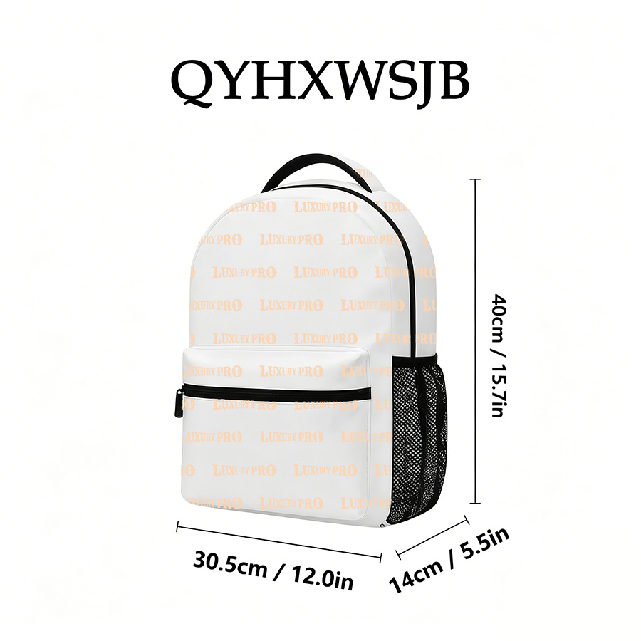 All-Over Printed Twill Backpack
