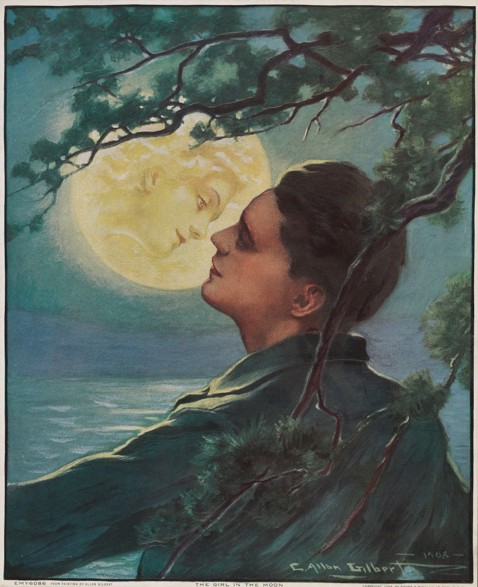 The girl in the moon 1909