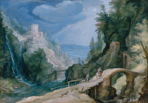 Landscape Near Tivoli Ca 1595  1600