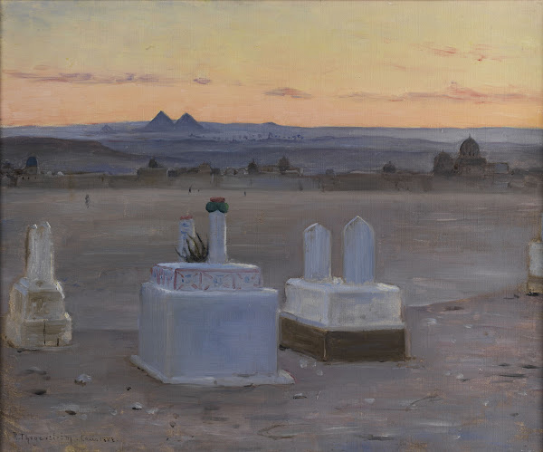 Abendliche Ansicht von Kairo 1888