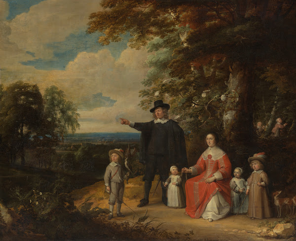 Family Group in a Landscape ca 1645