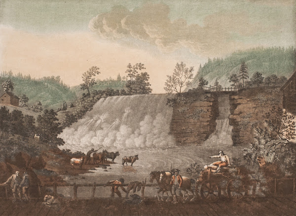 Cataracte près de vieux Brugs Hammer 1787  1791