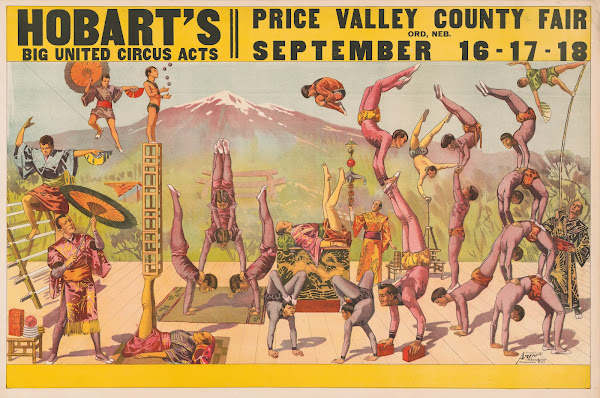 Hobarts big united circus acts Price Valley County fair 1906