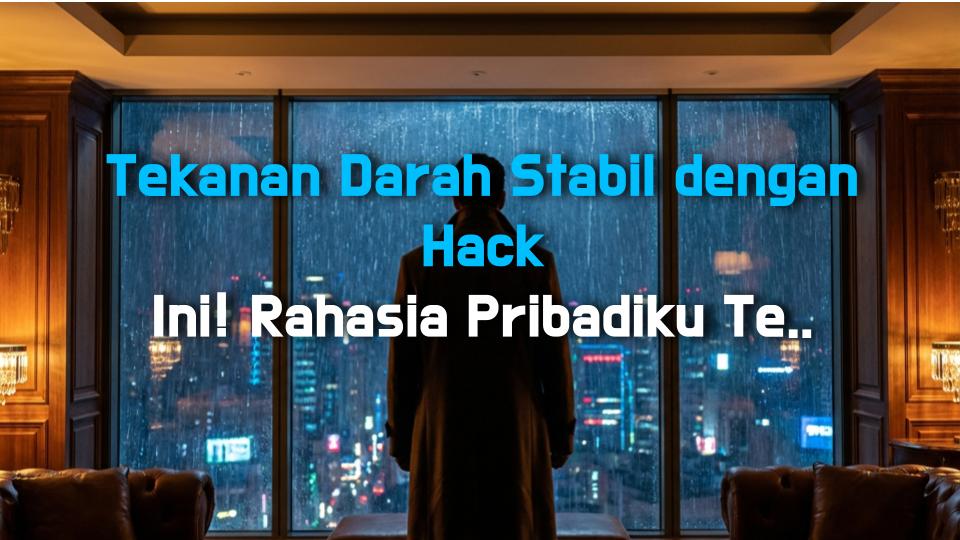 Tekanan Darah Stabil dengan Hack Ini! Rahasia Pribadiku Terbongkar