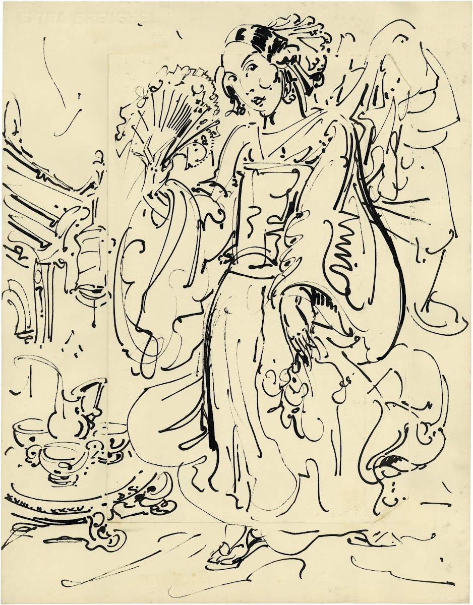 Chinese dame in kostuum 1935