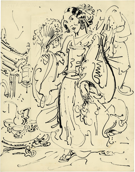 Chinese dame in kostuum 1935