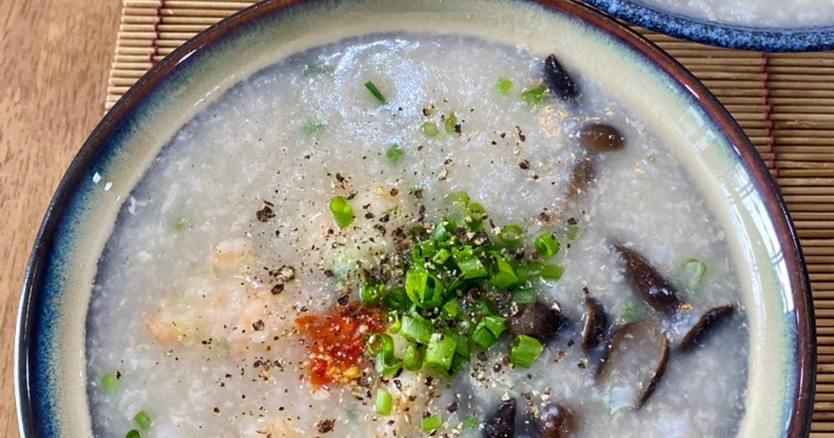 Cháo nấm mối đen