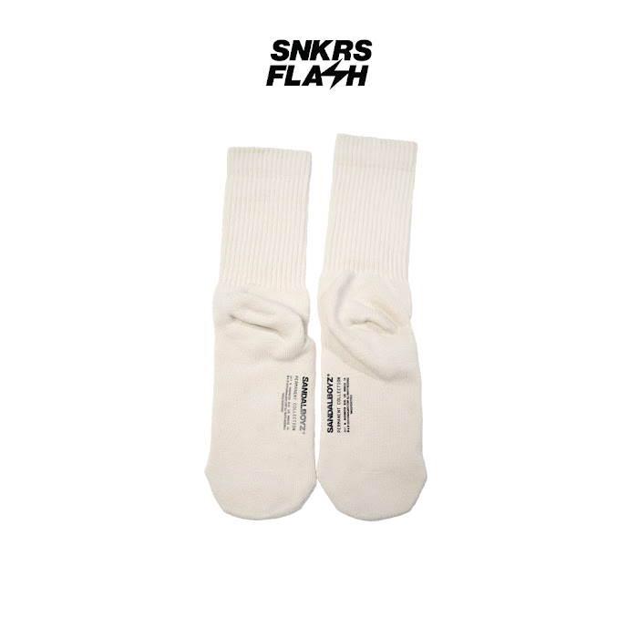 SANDALBOYZ SOCKS MINI LOGO BONE - PCSOCKBO - Size NO SIZE
