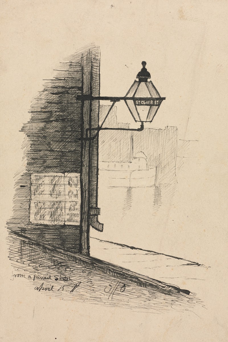 St Clair Street Cleveland c 1870 1909