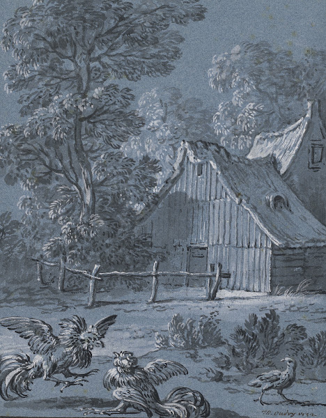 The Partridge and the Cocks 1732