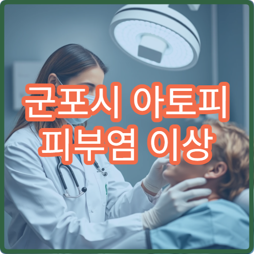 군포시 아토피 피부염 이상 증상 치료 전문 피부과 병원 안내