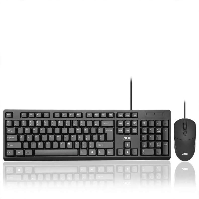 Wired Silent Keyboard for Office and Gaming