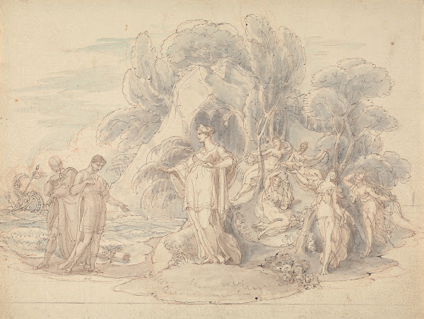 Telemachus and Mentor Landing on the Island of Calypso