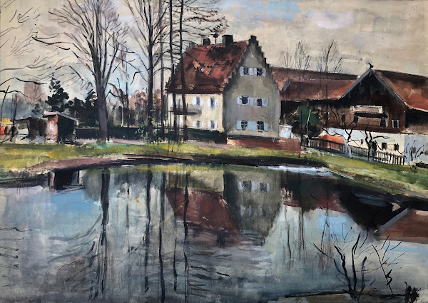 Gut Landenham bei Wasserburg am Inn 1944