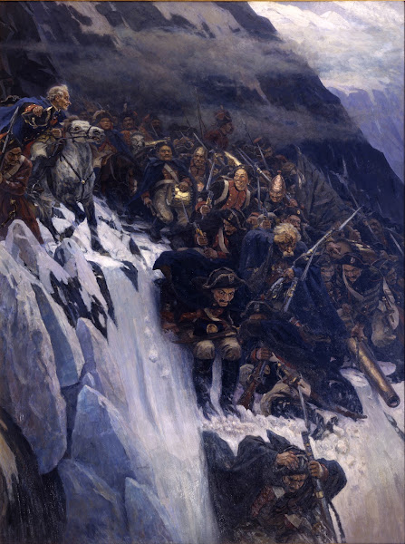 Suvorov Crossing The Alps In 1799