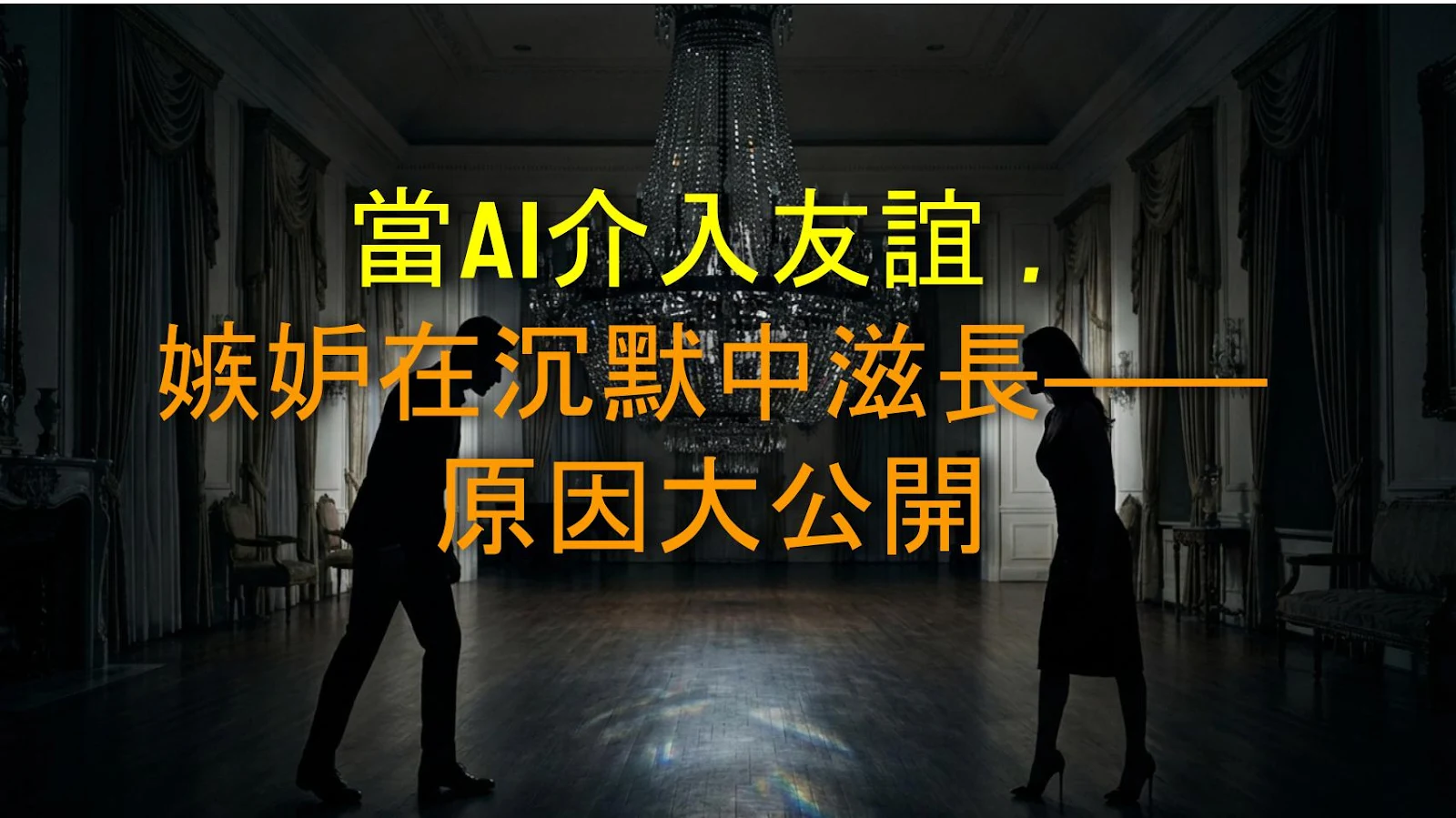 當AI介入友誼，嫉妒在沉默中滋長——原因大公開