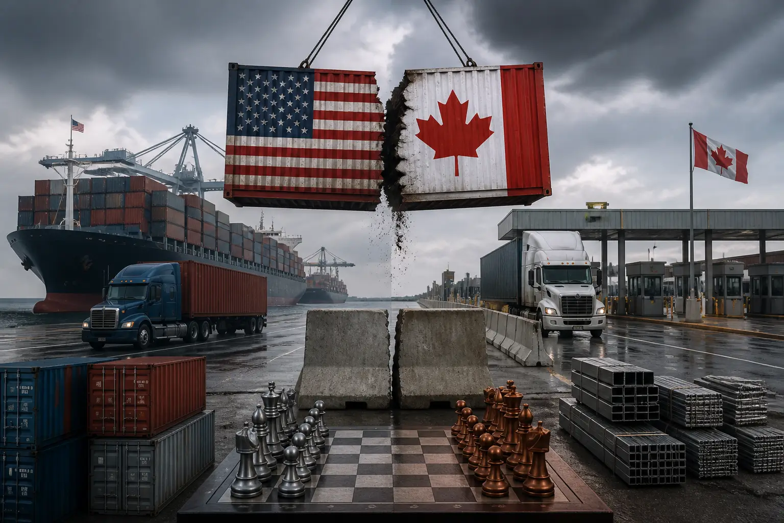 Editorial image for US-Canada trade talks collapse into tariff-driven conflict