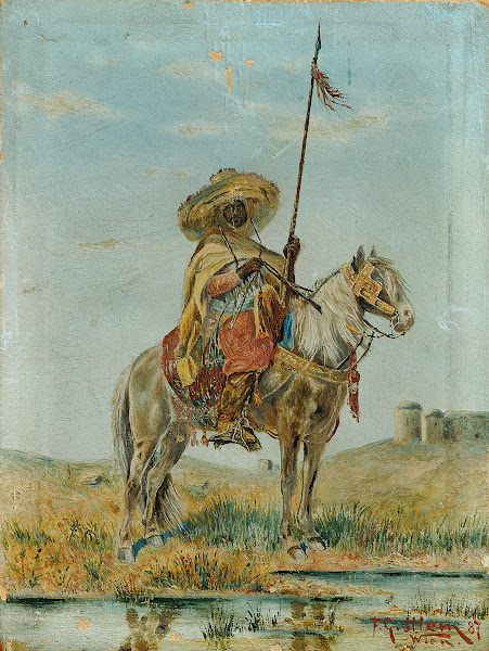 Mexikaner zu Pferd 1887