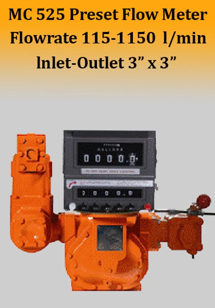 MC 525 Preset Flow Meter